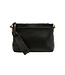 Joy Susan Oakley Black Whipstitch Wristlet & Crossbody