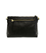 Joy Susan Oakley Black Whipstitch Wristlet & Crossbody