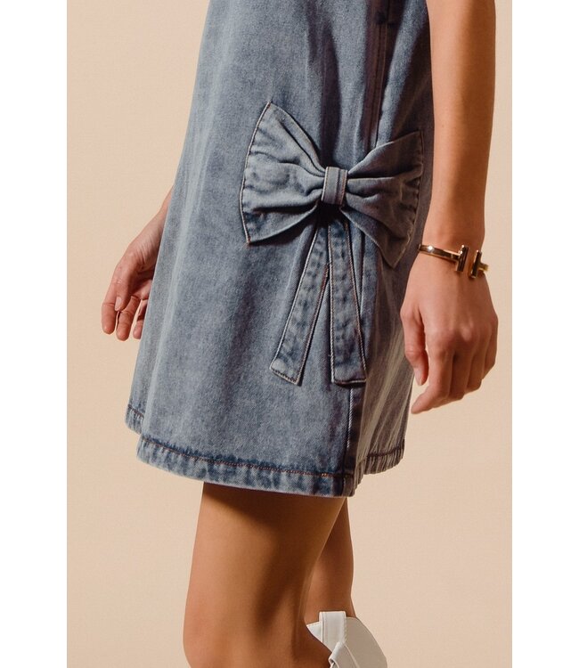 Darcy Denim Bow Dress