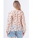 Autumn Ditsy Floral Blouse