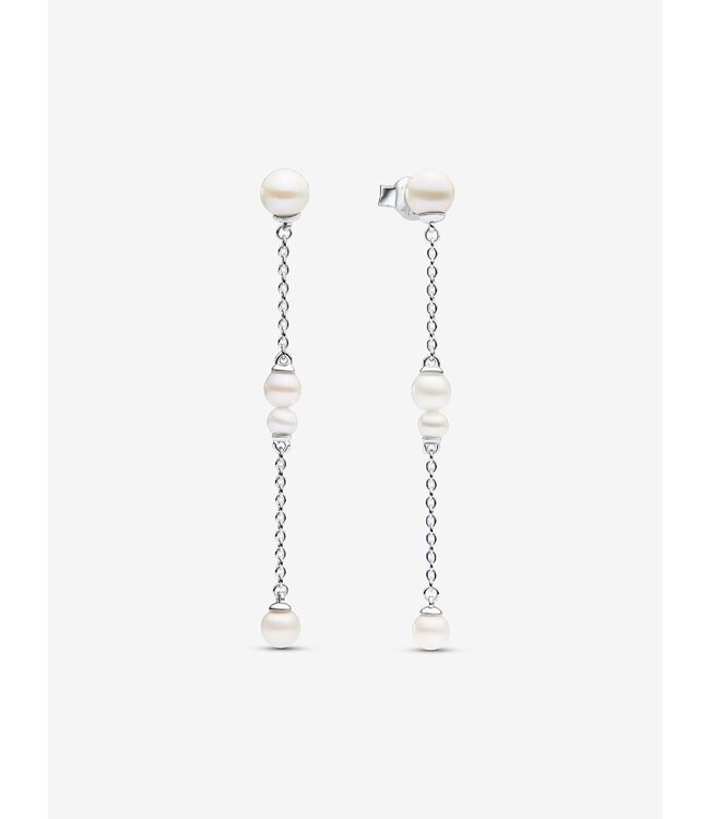 Pandora Treated Freshwater Cultured Pearl Drop Earrings FINAL SALE