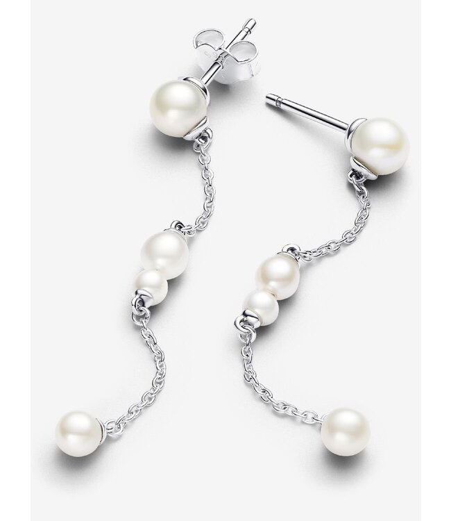 Pandora Treated Freshwater Cultured Pearl Drop Earrings FINAL SALE