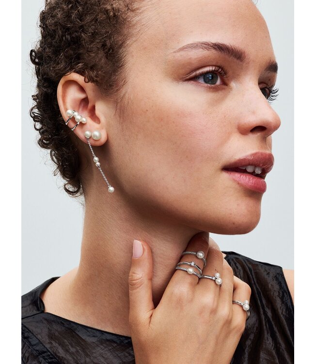 Pandora Treated Freshwater Cultured Pearl Drop Earrings FINAL SALE