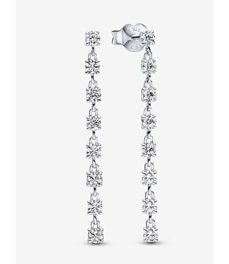Pandora Sparkling Eight Stones Drop Earrings FINAL SALE