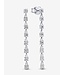 Pandora Sparkling Eight Stones Drop Earrings FINAL SALE