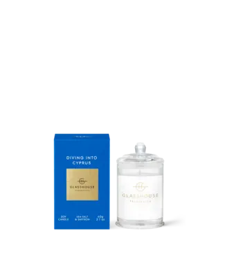 Glasshouse Fragrances Diving Into Cyprus Mini Candle
