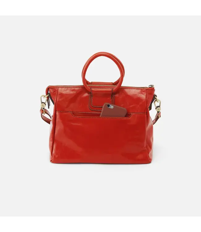 Hobo Sheila Medium Satchel Grenadine