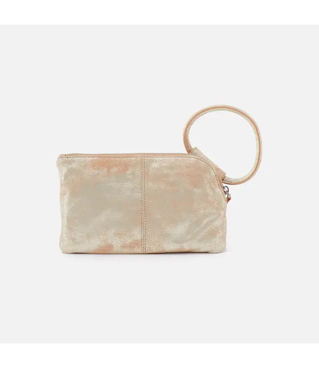 Hobo Sable Wristlet Saddle Stardust