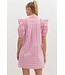 Harper Pink Striped Dress
