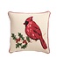 Cardinal Square Pillow