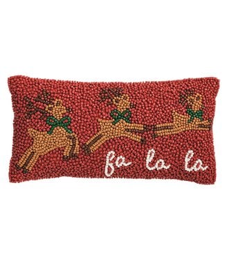 Reindeer Beaded Mini Pillow