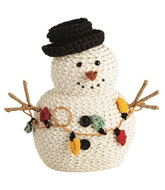 Rope Scarf Snowman Sitter