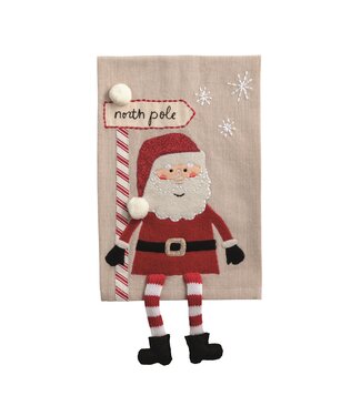 Santa Dangle Leg Towel