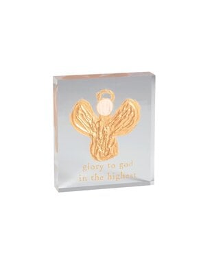 Glory Angel Scripture Plaque