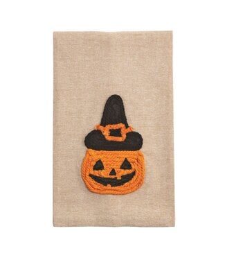 Jack-O-Lantern Rope Towel