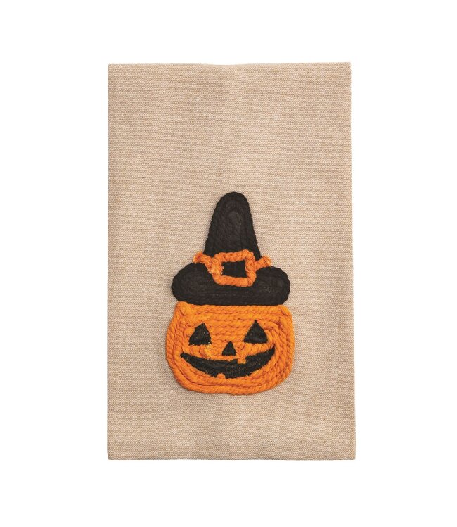 Jack-O-Lantern Rope Towel
