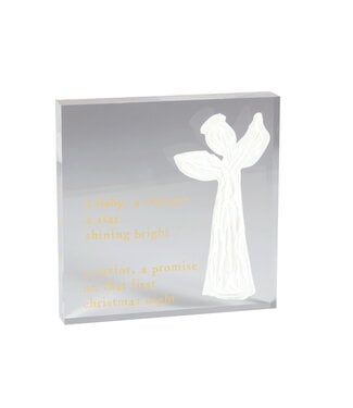A Baby Angel Scripture Plaque