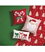 Bow Embroidered Pillow