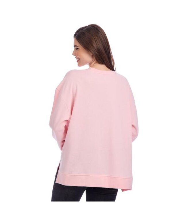 Ghost Light Pink Sparkle Sweatshirt