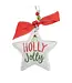 Holly Jolly Star Puff Ornament