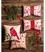 Cardinal Square Pillow