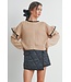 Lucinda Taupe Knit Sweater