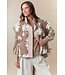 Sandy Taupe Corduroy Puffed Vest