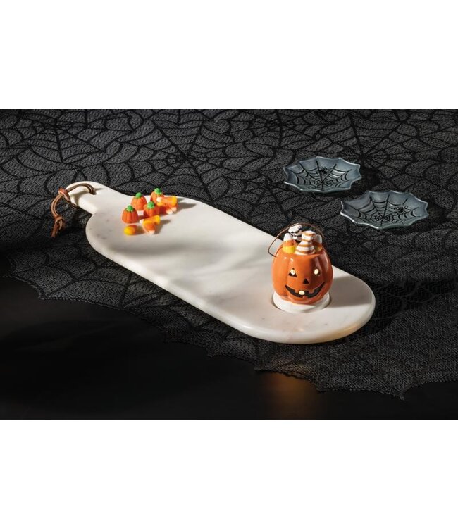 Jack-O-Lantern Basket Light Up Sitter