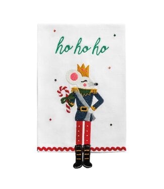Christmas Mouse Dangle Embroidery Towel