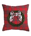Square Velvet Tartan Pillow