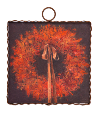 Mini Vibrant Wreath Print