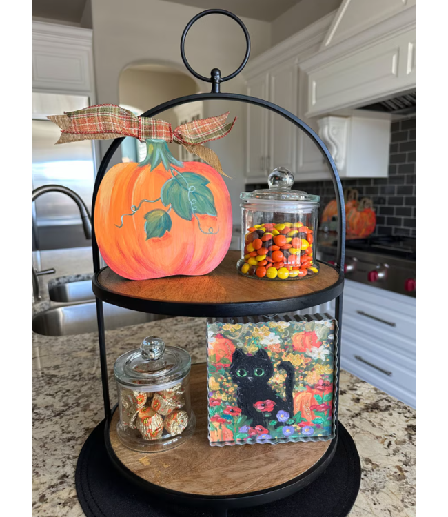 Round Top Mini Pumpkin Charm