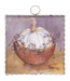 Round Top Mini Cream Pumpkin Bowl Print