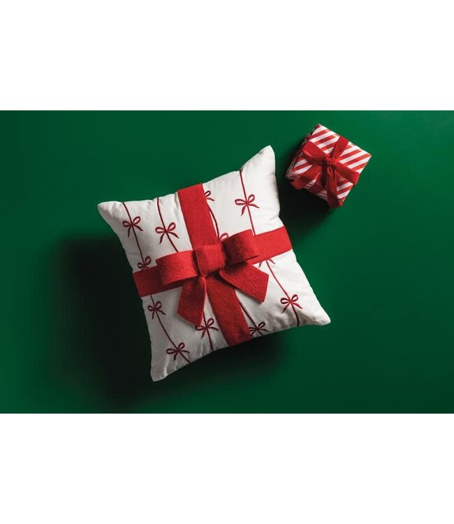Bow Felted Pillow