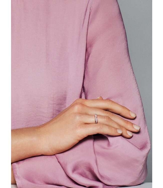 Pandora Sparkling Twisted Lines Ring FINAL SALE