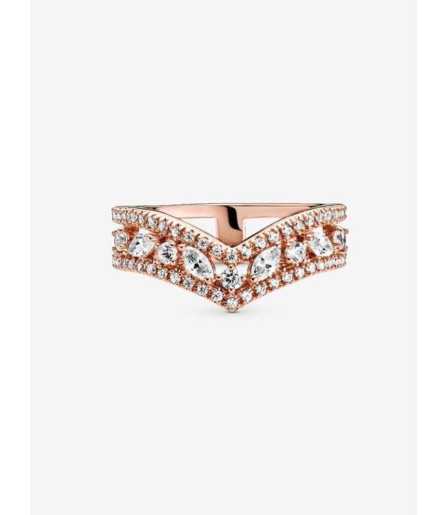 Pandora Sparkling Marquise Double Wishbone Ring FINAL SALE