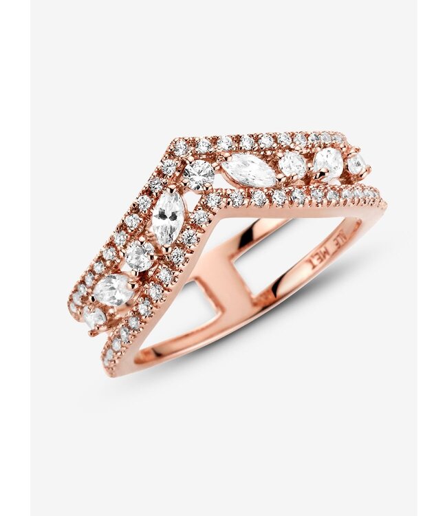 Pandora Sparkling Marquise Double Wishbone Ring FINAL SALE