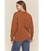 Ellison Brown Football Embroidered Sweater