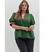 Evie Hunter Green Blouse