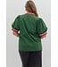 Evie Hunter Green Blouse