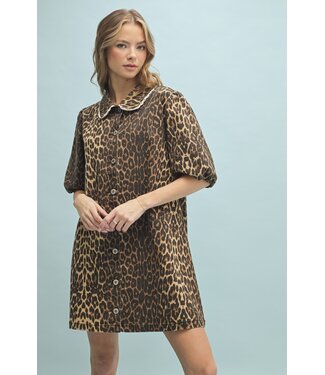 Wishlist Dori Leopard Dress