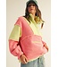 Patricia Lime Fleece Pullover