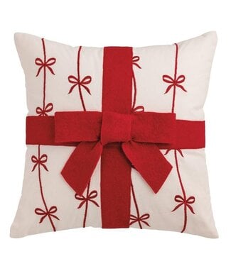 Bow Felted Pillow