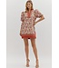 April Ecru Floral Dress