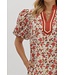 April Ecru Floral Dress