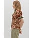 Sondra Brown Floral Blouse