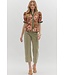 Sondra Brown Floral Blouse