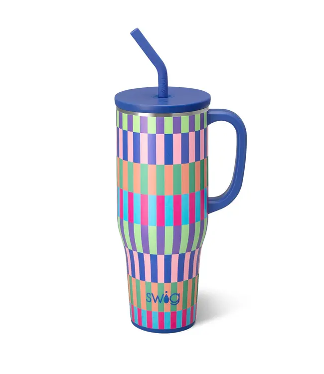 Swig Brite Stripe Mega Mug 40oz