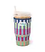 Swig BRITE STRIPE Large Iced Cup Coolie