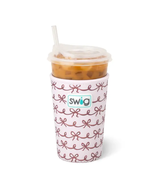 Swig PRETTY IN PINK Medium Iced Cup Coolie